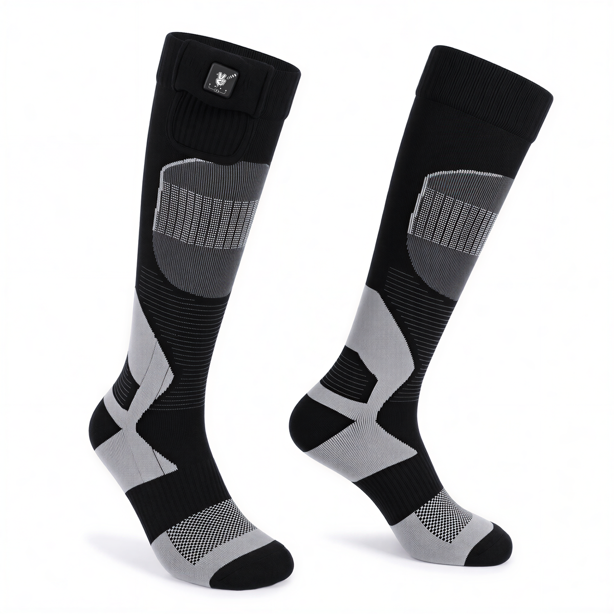 Shin Cushion Heated Ski Socks