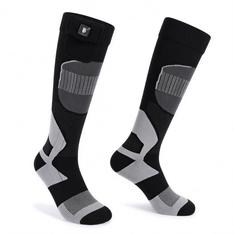 Shin Cushion Heated Ski Socks