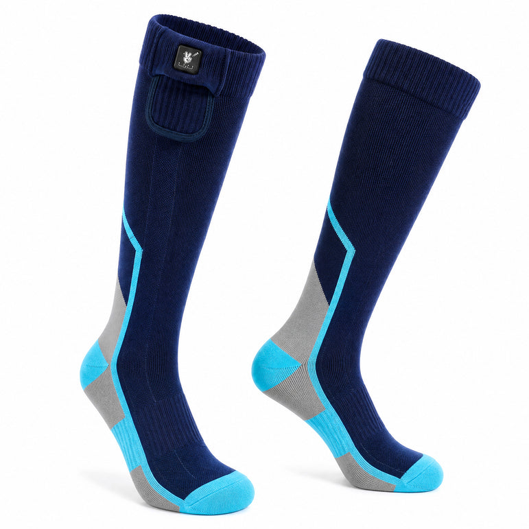 Heat-Transfer Support Heated Ski Socks