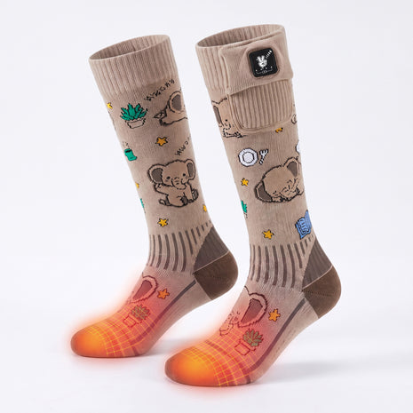 Elephant Kids Heated Ski Socks
