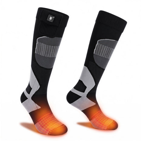 Shin Cushion Heated Ski Socks