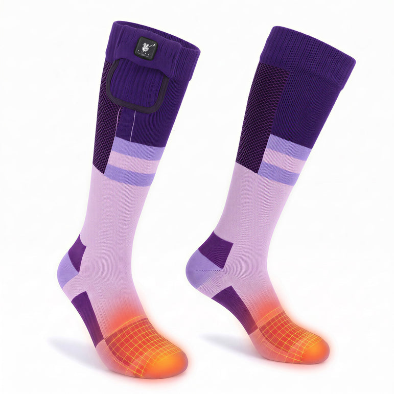 Cushioned Support Heated Ski Socks