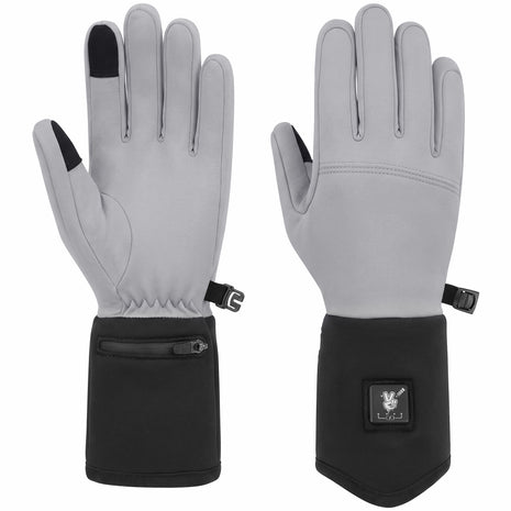 Slim Heated Glove Liners with Battery Display
