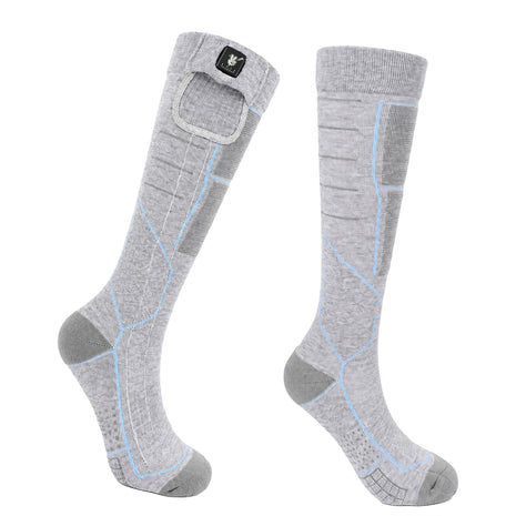 Breathable Grip Heated Ski Socks
