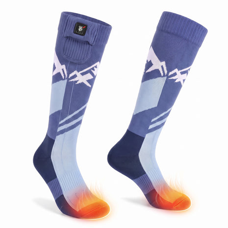 Lightweight Fit Heated Ski Socks