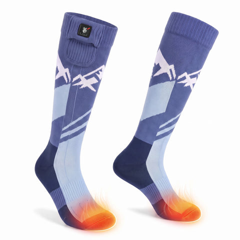 Lightweight Fit Heated Ski Socks