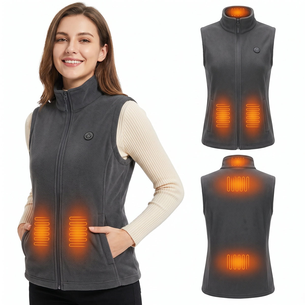 Women’s 5-Zone Dual-Control Heated Vest