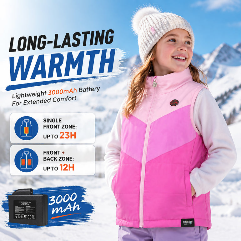 Kids Lightweight Dual-Zone Heated Vest