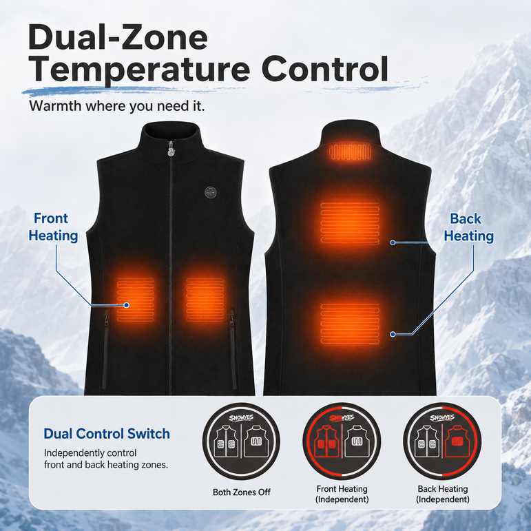 Women’s 5-Zone Dual-Control Heated Vest